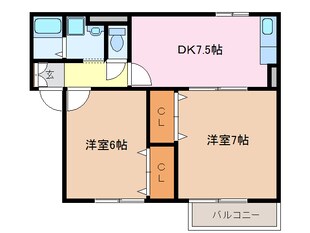 トゥール ダルジャン　Ａの物件間取画像